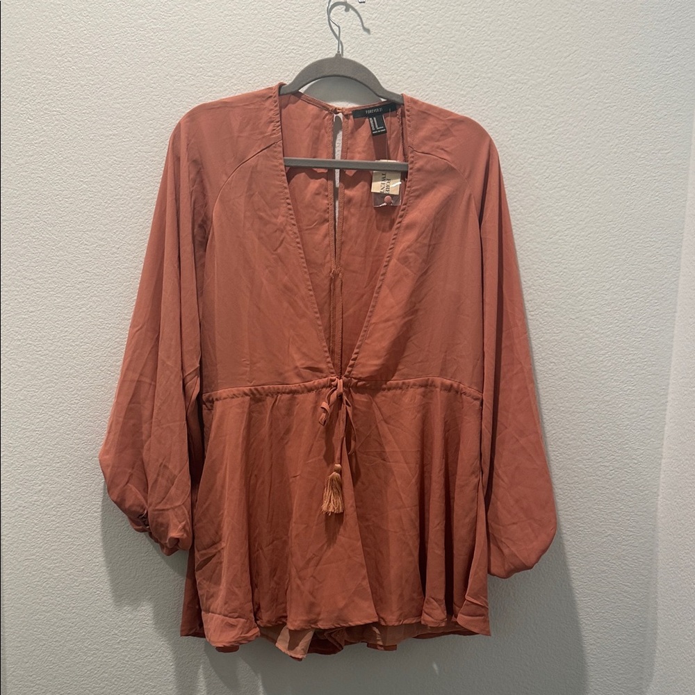 Forever 21 Terracotta Blouse